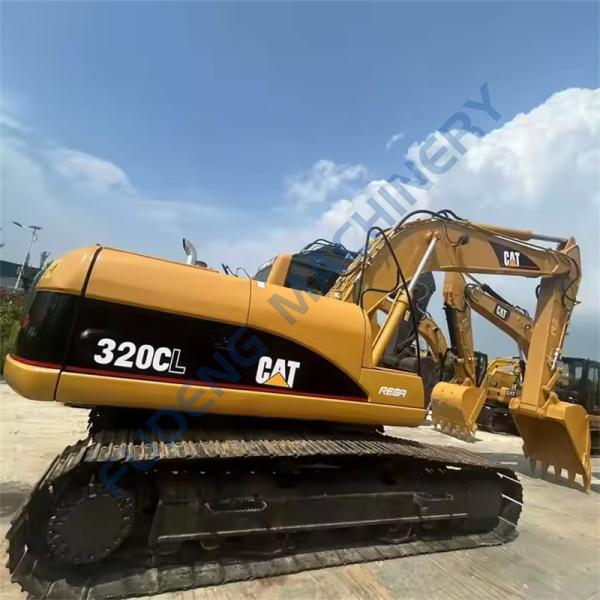 High Quality Original Used Lengthened Widened Crawler CAT 320CL 20Ton Excavator for Mining Construction