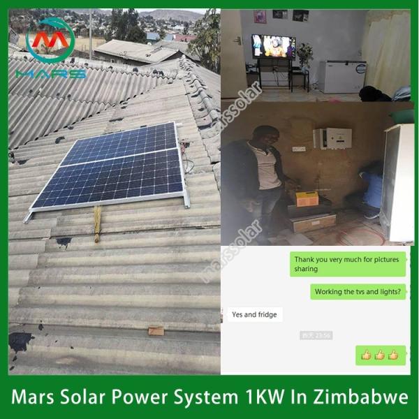 Mars Tracking Solar Panel System1kw Solar Battery System 1000w 1000watt 1000wp Solar System Material Connector