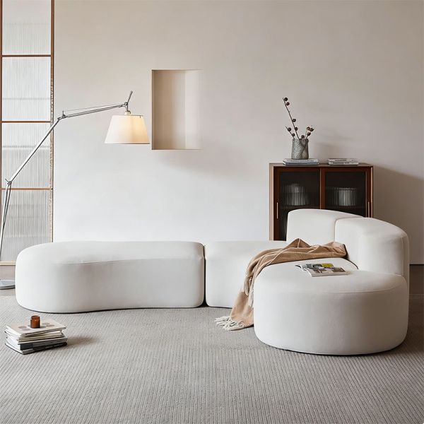 Modern Vacuum Packing Compressed Sofa For Living Room Furniture Modular Sofa Luxury Fabric L Shape Corner Sofa Couch Set