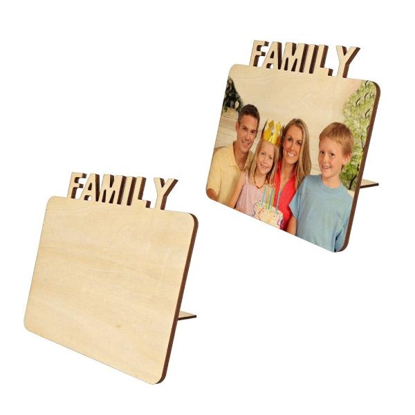 DIY Printable Wooden Plywood Photo Frame Sublimation Family Blank Picture Frame