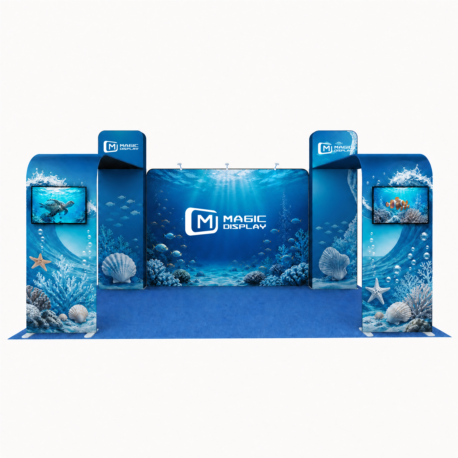 Customizable Trade Show Booth Solutions Featuring Modular Design and Easy