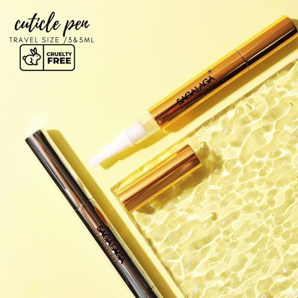 Nail Cuticle Oil Brush Pens Gold Private Label Nail Care With Vitamins Moisturized Nail Polish Repair Pen