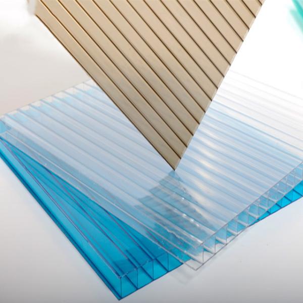 Anti-uv 8mm Polycarbonate （PC) Hollow Sheet For Greenhouse