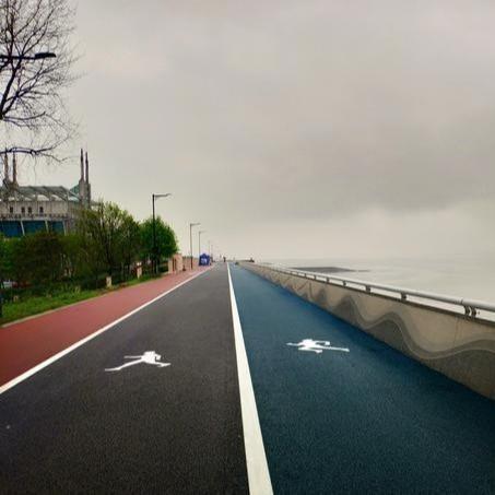 3mm Rubber Walking Path  Colured Eco-friendly Granules EPDM Runway