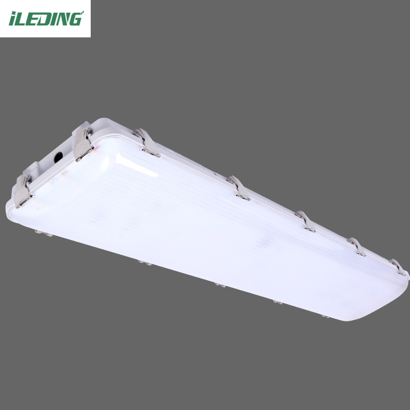 150lm/w 4FT 40500LM 270W LED Vapor Tight High Bay Warehouse Light Fixture IP67 Waterproof