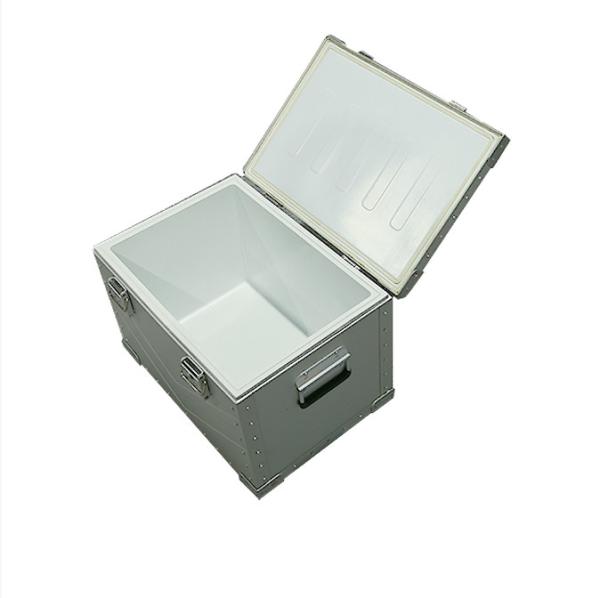 Powder Coated Aluminum Alloy Vintage Glamping Outdoor Camping Storage Box 600*400*300mm