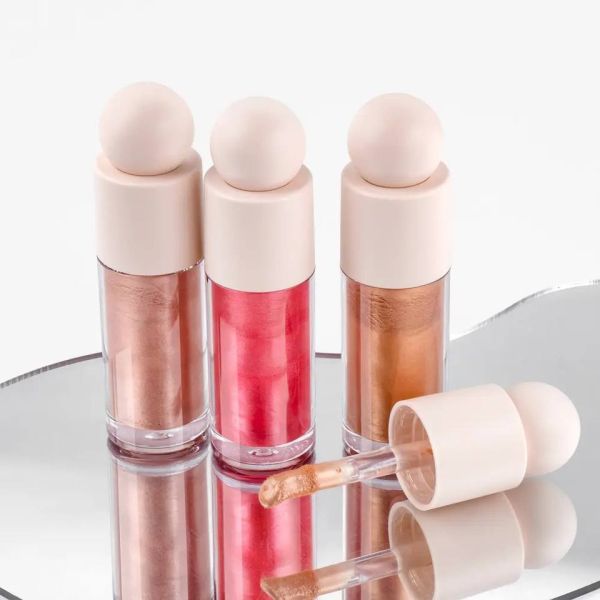 Customized High Gloss Facial Illuminator Liquid Fluorescent Pen Makeup Pearl Glitter Long-lasting Fluorescent Pen Makeup Beauty Foundation Make-up
