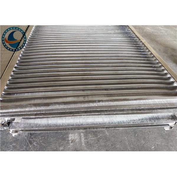 連続的なくさびワイヤー スクリーンのパネル、ステンレス鋼のくさびワイヤー火格子