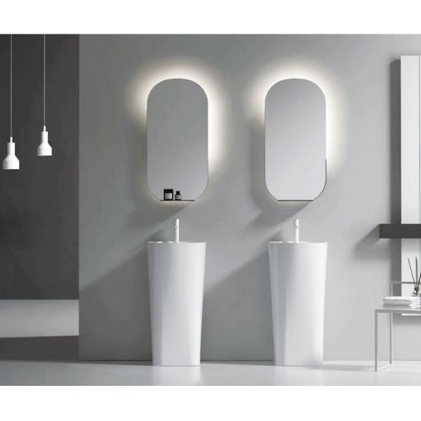 Dual-Flush Pedestal Basin with Environmental Glaze The Ultimate Cleaning Solution