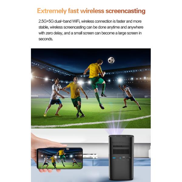 Customized 1080P Outdoor Projector Battery Projector High Uniformity High Quality Manufacturers' Product