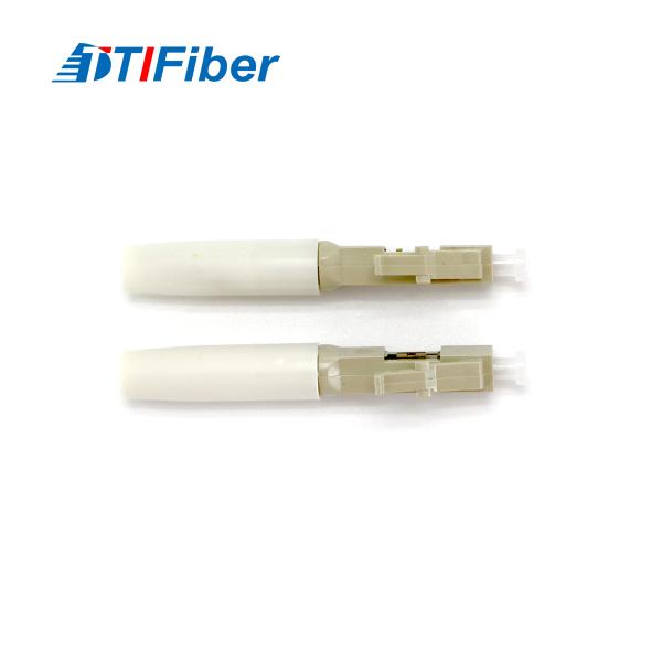 Соединитель мультимодного соединителя волокна LC UPC быстрого пластиковый быстрый для решения FTTH