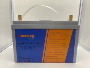 Poder superior da bateria de lítio do OEM 72v 70ah rv para aparelhos eletrodom