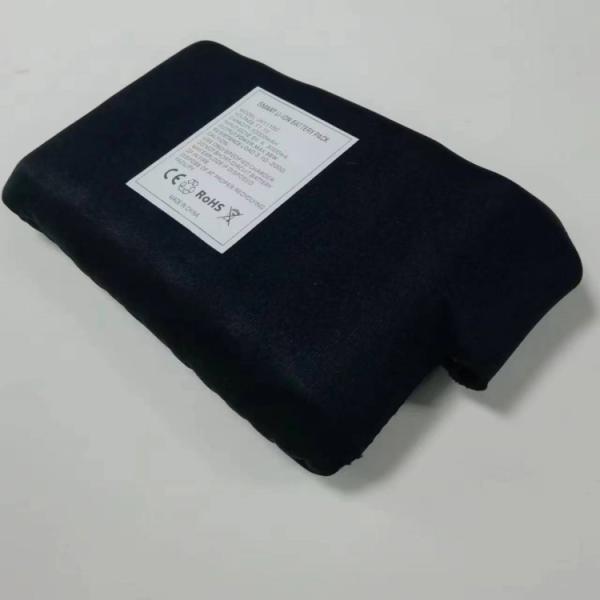 Winter Heated Clothes Battery 7.4V 12V 10000mAh DC Charging Head Black Color