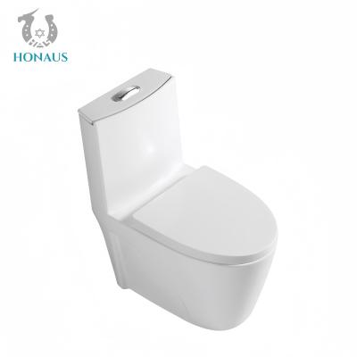 Premium Ceramic One Piece Toilet Bowl Luxury Dual Flush Floor Mounted Hotel House