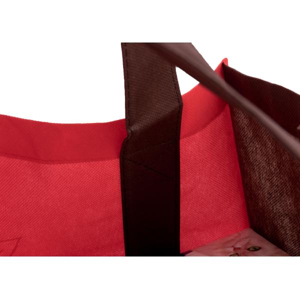 Square Bottom Eco Friendly Non Woven Shopping Bags With Different Colors And Design