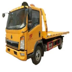 SINOTRUK HOWO 4x2 Right Hand Drive Car Carrier Wrecker Truck 420HP Flatbed Light