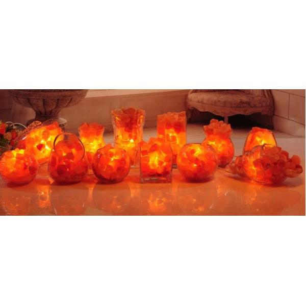 Large Himalayan Salt Lamp Organic Material , Pink Crystal Salt Rock Lamp Night Light