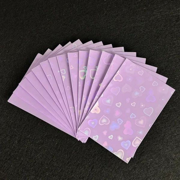 Custom Printed Holographic Card Sleeves Personalized Plastic Bags