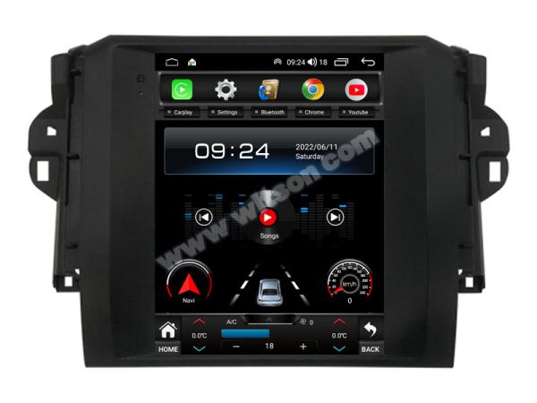 9.7'' Tesla Vertical Screen For Toyota Fortuner 2017-2022 Android Car Multimedia Player