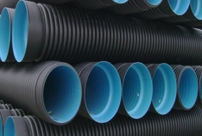 Tubulação ondulada da parede do dobro do HDPE