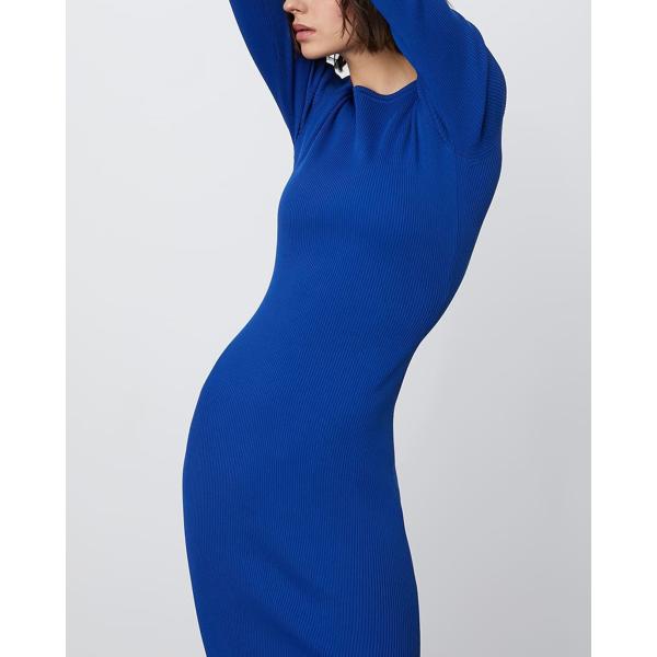 Midi Élégance Robes Femmes Robes Formelles Travail Casual Tricoté Vêtements féminins en une pièce