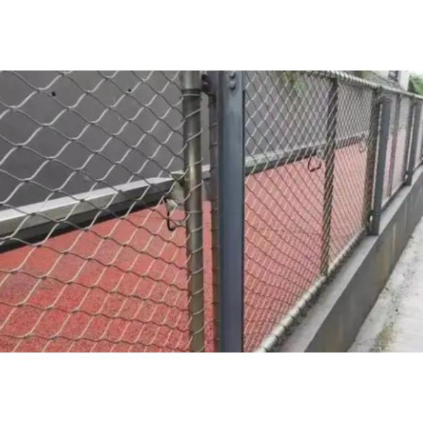 AISI304 Easy-installation 40mm*40mm Rope Net Fence With 1.5mm Wire Diameter