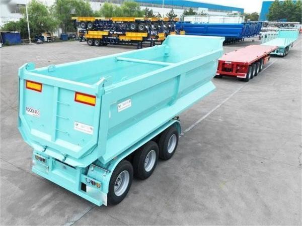 CIMC Bon Matériau Fabrique haute résistance Dépôt direct semi-remorque Dépôt de camion