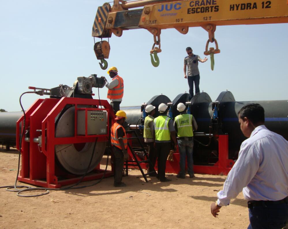 Сварочный аппарат сварки встык 1800MM полностью автоматической трубы HDPE гидравлический 35KW