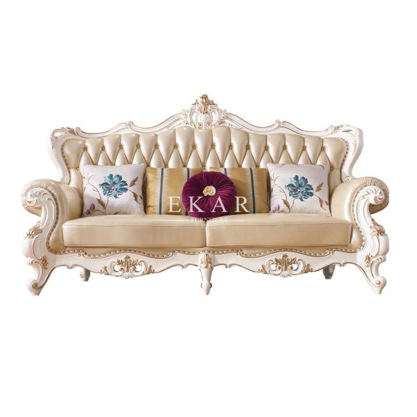 Wooden Frame Luxury Set Living Room Furniture Sofa