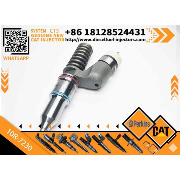 Fuel Injector 291-5911 10R-7230 CA2915911 Fits For Caterpillar CAT Tractor 631K 637K 657G Engine C18 C15