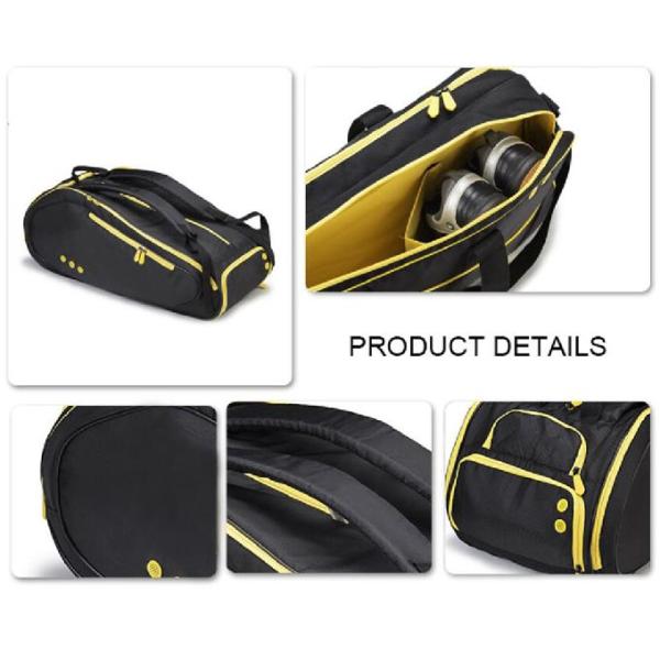 сумка 80x32x24cm ракетки тенниса полиэстера 600D с отсеком ботинка