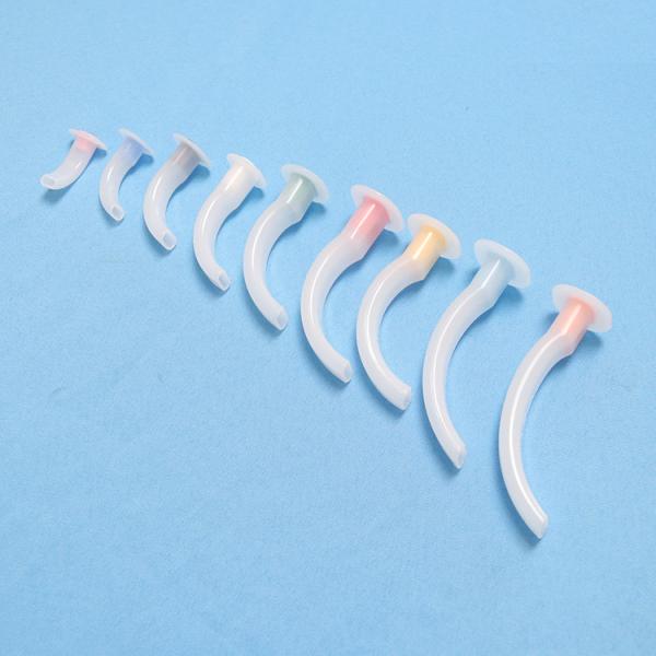 High quality different sizes 40mm-120mm color code medical paryngeal guedel airway for single use