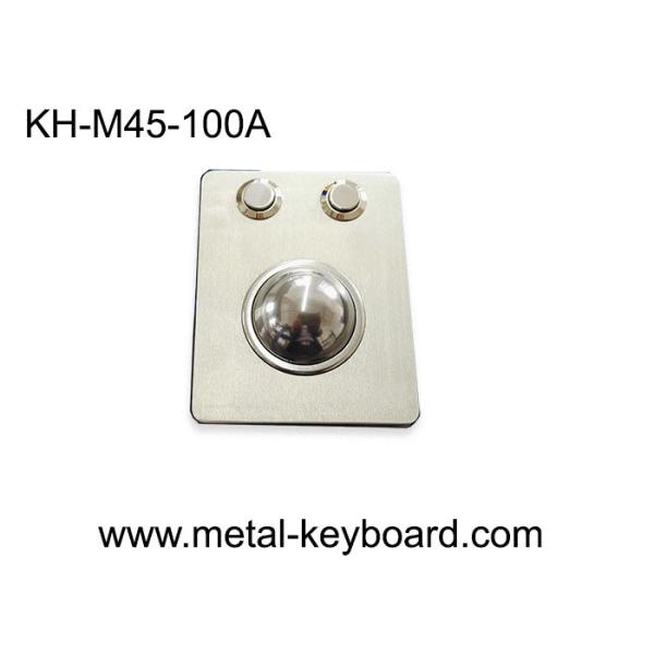 Waterproof Panel Mounted Industrial Trackball Mouse W/38mm Ball Stainless Steel