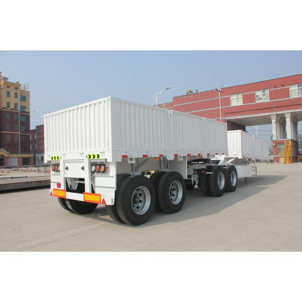 40 тонн 45 60 кубических U-типа тандемный наклонный трейлер с тандемным гидравлическим подъемником и конструкцией