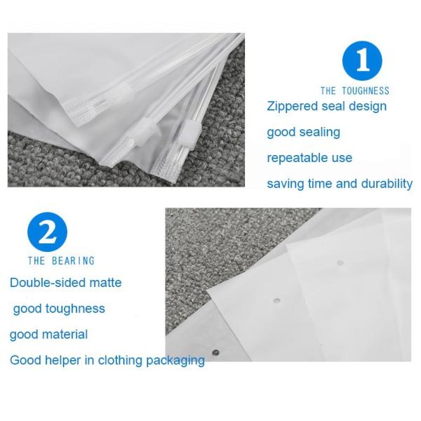 PVC/EVA/PP Custom Plastic Bag Biodegradable PVC Plastic Zip Bags For Travel