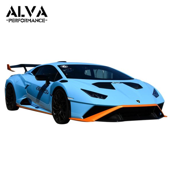 Dry Carbon Fiber Body Kit Compatible Specifically with Lamborghini Huracan STO Providing Aerodynamic Exterior Upgrade