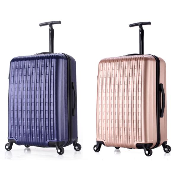 Ensembles de bagages durs 3 pièces légers avec système de chariot à tiges simples, roues légères à 360 degrés, verrou TSA