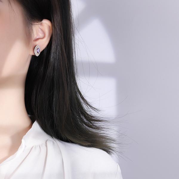 Marquise Shape Exclusive Craftsmanship Earring Gemstone Zircon Bridal Jewelry