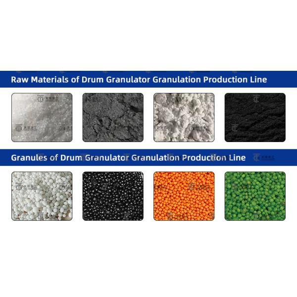 Compound Fertilizer Granule Production Line NPK Drum Granulation Line