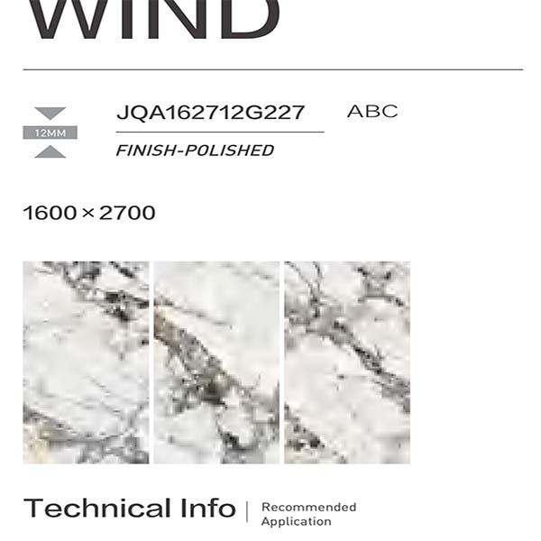 Laje de sala de estar Golden Wind Marble Porcelana vitrificada para interior versátil 1600x2700mm