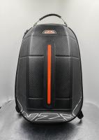 Mochila para capacete de motocicleta à prova d'água com logotipo de borracha e display de LED