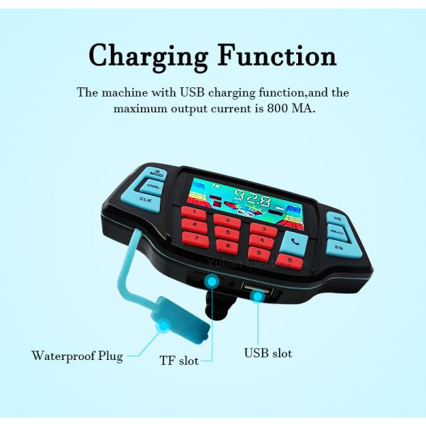 800MA Motorcycle MP3 Player OEM Waterproof Audio Amplifier