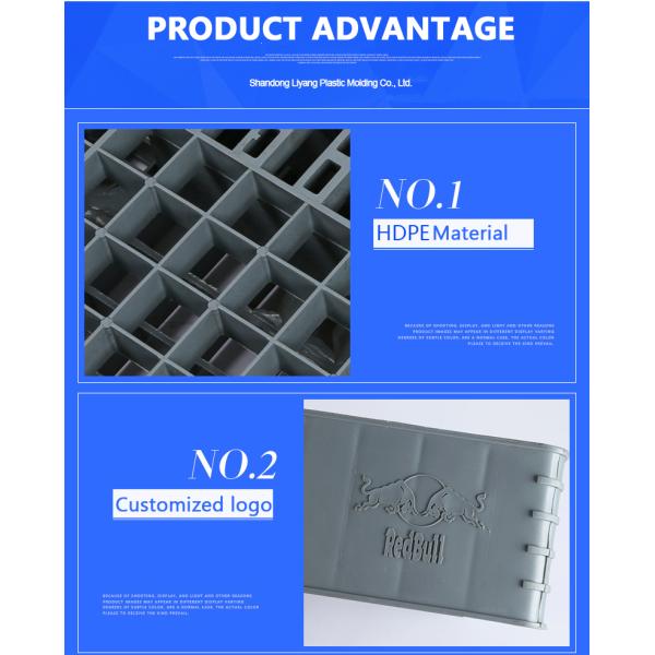 Recyclable Double-Sided 1400*1200 Plastic Pallets for High-Quality Warehouse Logistics Cargo Pallets