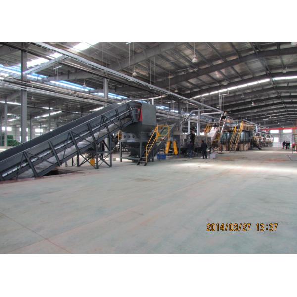 CE Plastic Recycling Crusher , 2000kg/H PET Bottle Recycling Line