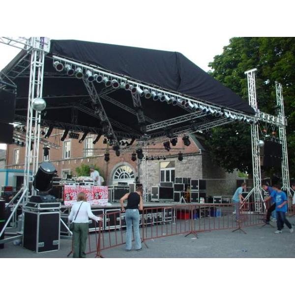 Concert Outdoor Small Stage Lighting Truss Aluminum 6082 Fireproof
