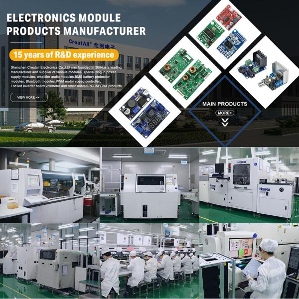 Modulo de convertidor de impulso de 5A 4-38V Ajustable de paso a descenso Fuente de alimentación 96% de eficiencia Modulo Buck
