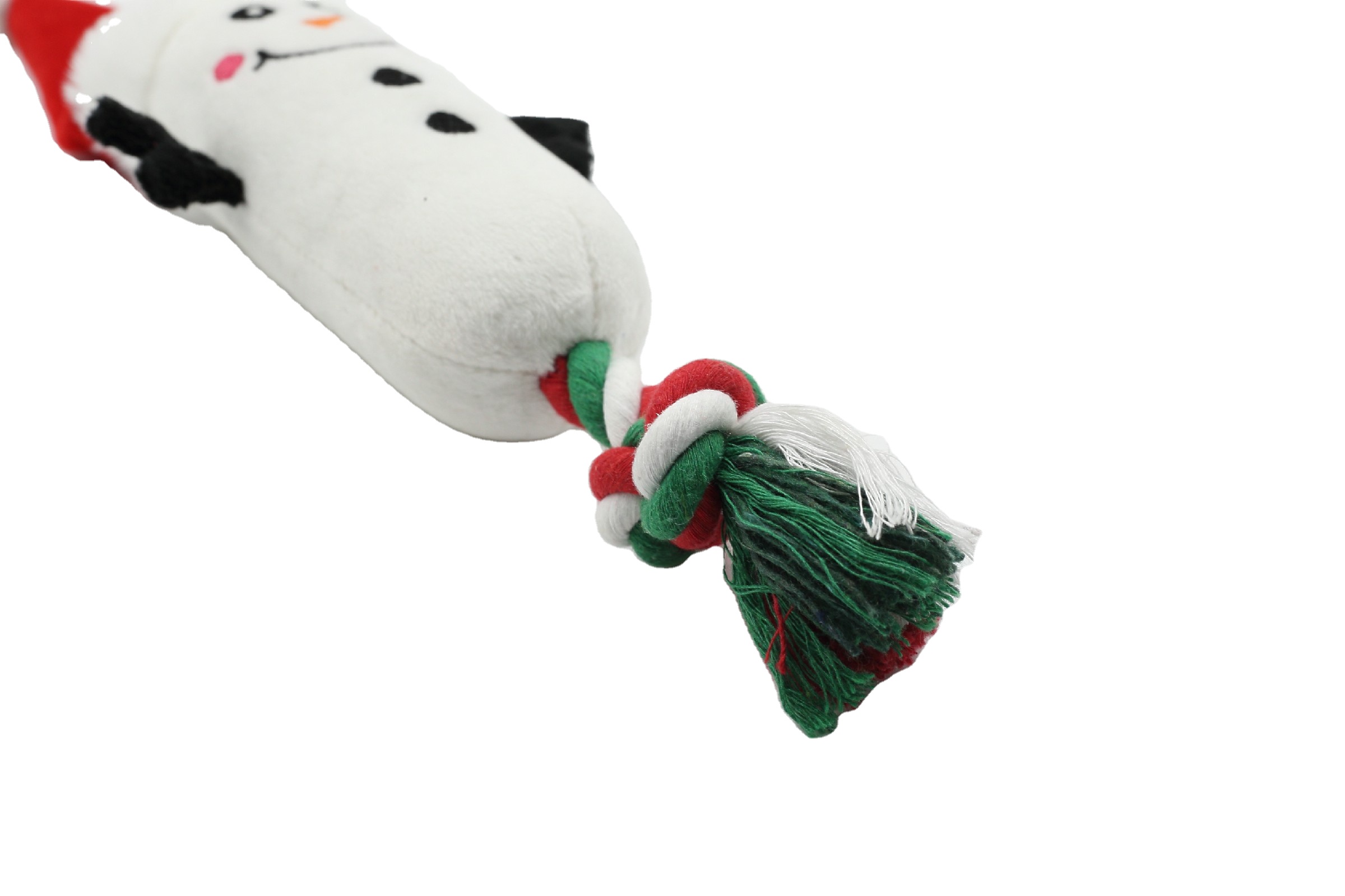 Игрушки собаки веревочки плюша машины EN71 Washable с рождеством Squeaker