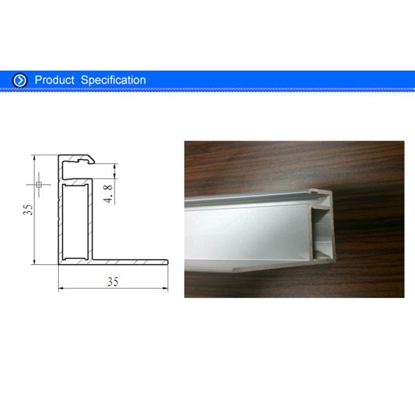 4 MM Glass Corner Key Type Size 35 X 35 MM Anodized Aluminum Solar Panel Frame For 250 Watt Solar Module
