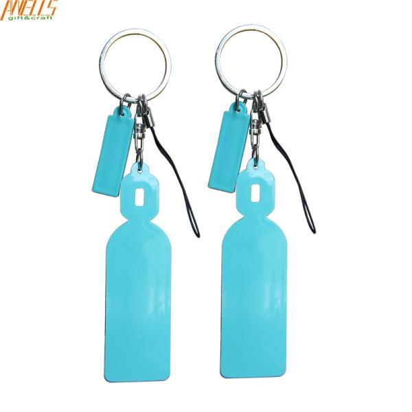 Unique Personality PVC Key Chain Durable Thickness 1.5mm  - 4.0mm