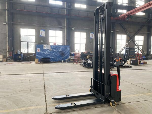 1 Tons 2  Tons Standing Driving Counter-balance Electric Pallet Stacker  Forklift